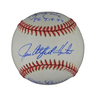 Perfect Game Pitchers Signed Baseball (6 Signatures)